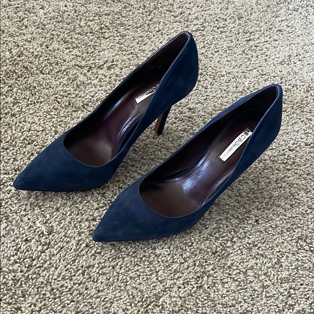 BCBGMaxAzria Dark Blue Heels